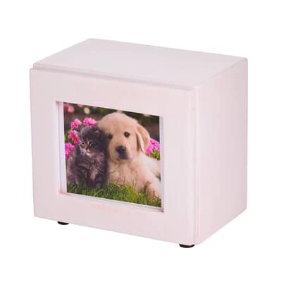 Baby Pink Large Photo Pet Urn