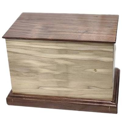 Balanced Wooden Cremation Urn