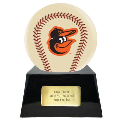Baltimore Orioles Baseball Cremation Urn
