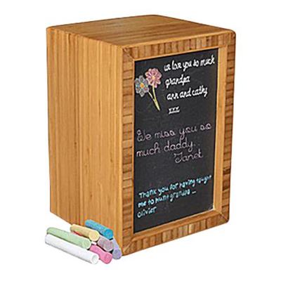 Bamboo Chalk Cremation Urn