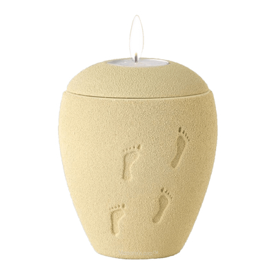 Barefoot Sand Tea Light Keepsake Urn 