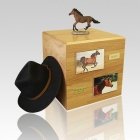 Bay Running Full Size Horse Urns