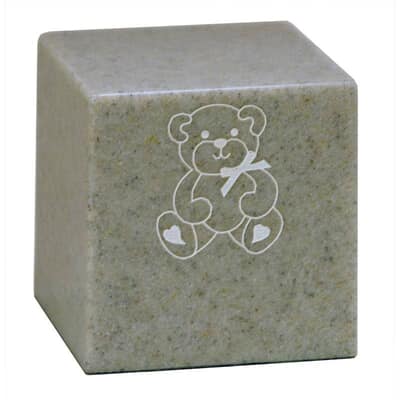 Bear Granite Baby Cremation Urn