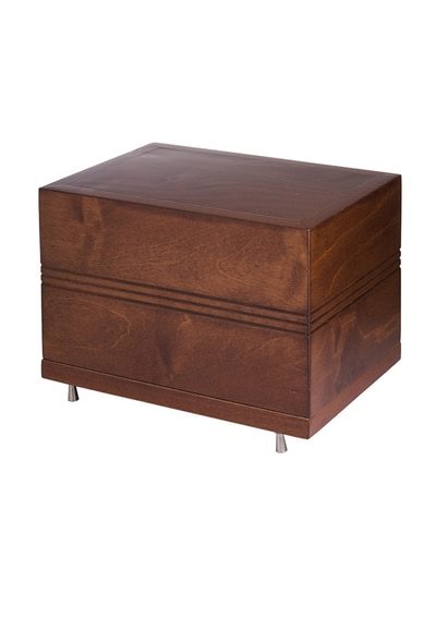 Beauty Divine Wood Funeral Urn