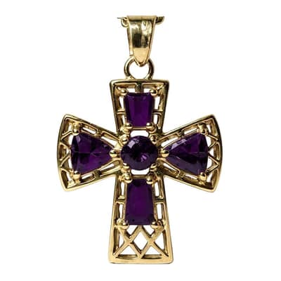 Belief Cross Cremation Diamond Necklace