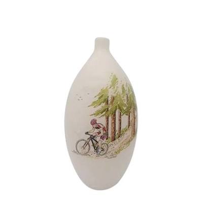 Biking Through Medium Cremation Urn