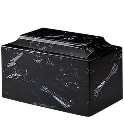 Black and White Marble Oversized Urn