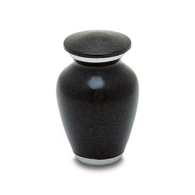 Black Granite Keepsake Discount Urn