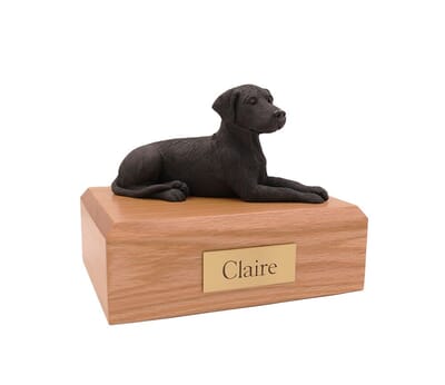 Black Labrador X Large Dog Urn