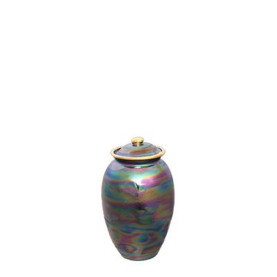 Black Pearl Small Ceramic Urn