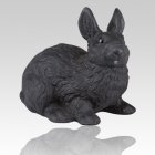 Black Rabbit Cremation Urn