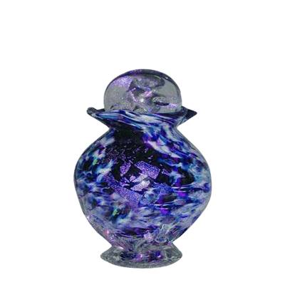 Black Rainbow Keepsake Cremation Urn