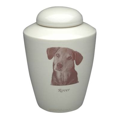 My Dog Picture Ceramic Cremation Urn