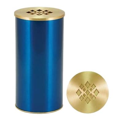 Blue Allure Cylinder Cremation Urn
