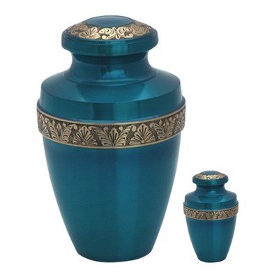 Blue Bloom Cremation Urns