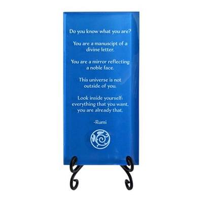 Blue Do you Know Plaque