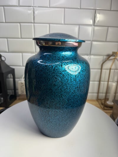 Blue Ocean Cremation Urn