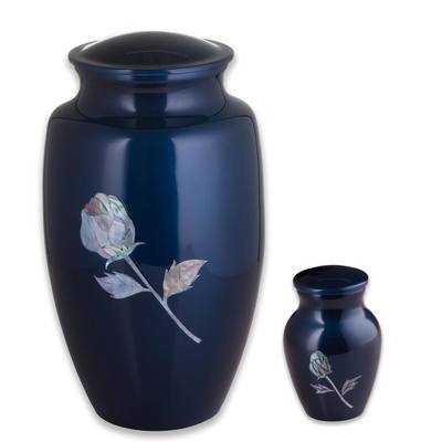 Blue Rose Cremation Urns