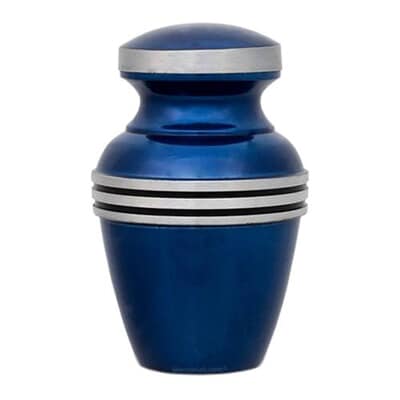 Blue Royal Memorial Keepsake Urn