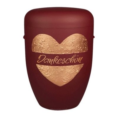 Blush Heart Biodegradable Cremation Urn