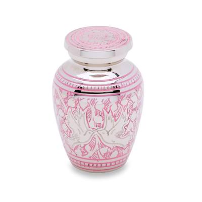 Blush Loving Doves Keepsake Urn