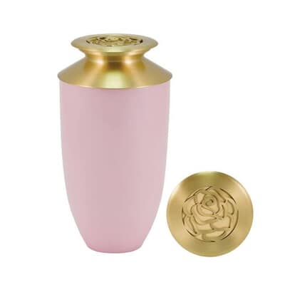 Blush Rose Cremation Urn
