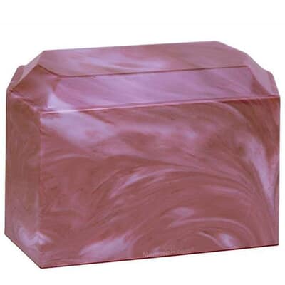 Blush Rose Culture Marble Cremation Urn