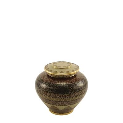 Bohemian Cloisonne Keepsake Cremation Urn