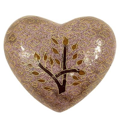 Bohemian Heart Cloisonne Cremation Urn