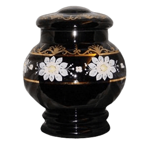 Bohemian Glass Cremation Urn