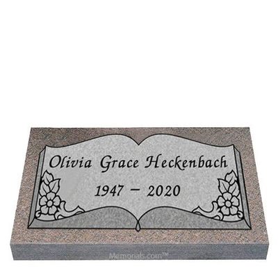 Book of Flowers Granite Graver Marker 32 x 20