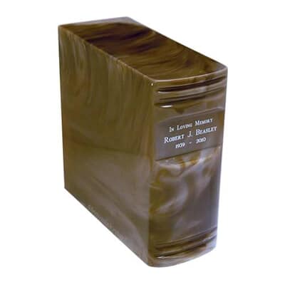 Book of Warmth Cultured Cremation Urn