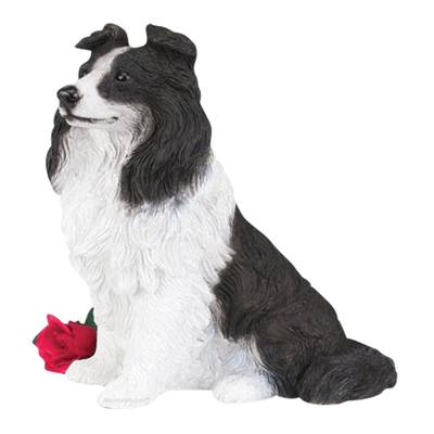 Border Collie Cremation Urn