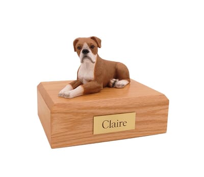 Boxer Light Brown Dog Urns