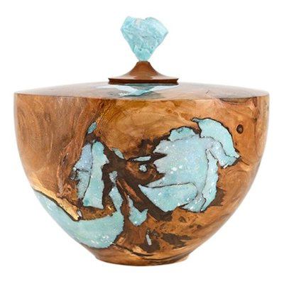 Breath Taking Wooden Urn