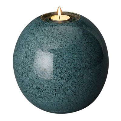 Bright Light Sage Ceramic Urn