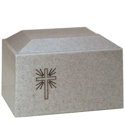 Brilliant Cross Cultured Cremation Urn