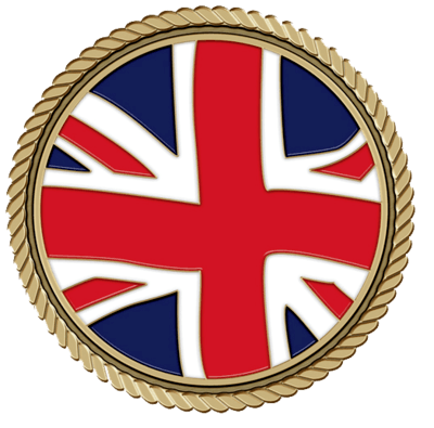 British Flag Medallion