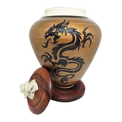 Bronze Dragon Cremation Urn