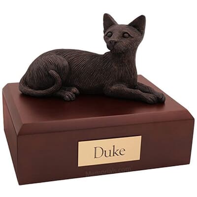 Bronze Siamese X Large Cat Urn