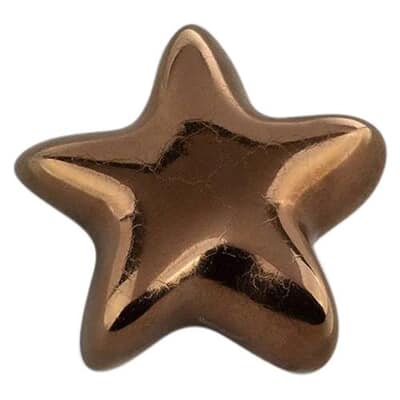 Bronze Star Keepsake Urn For Ashes