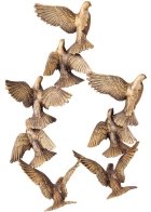 Dove Release Bronze Statues