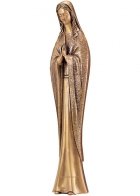 Mary in Prayer Bronze Statues