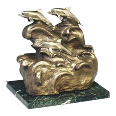 Peaceful Sea Dolphin Cremation Urns