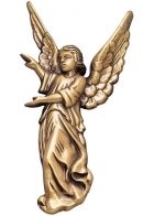 Offering Angel Wall Bronze Statues