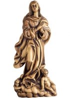 Purisima Wall Bronze Statues