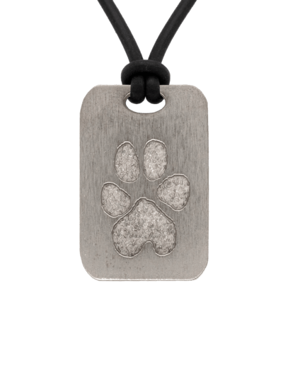 Bronze Pawprint Keepsake Pendant