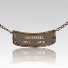 Burnt Bronze Pet Urn Plaque