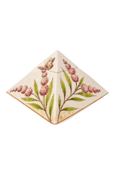 Butterfly Bush Pyramid Ceramic Urns