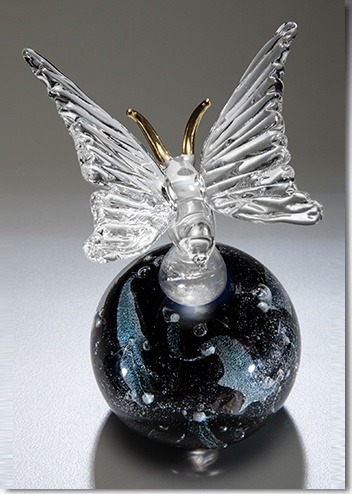 Butterfly Figurine Ash Sculpture